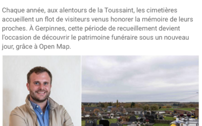 Les cimetières en ligne grâce à Openmap